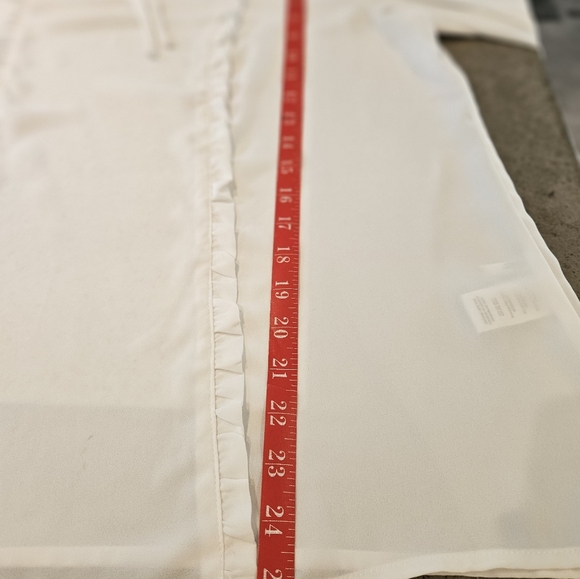 Ruffle accented, tie neck blouse - Picture 7 of 7